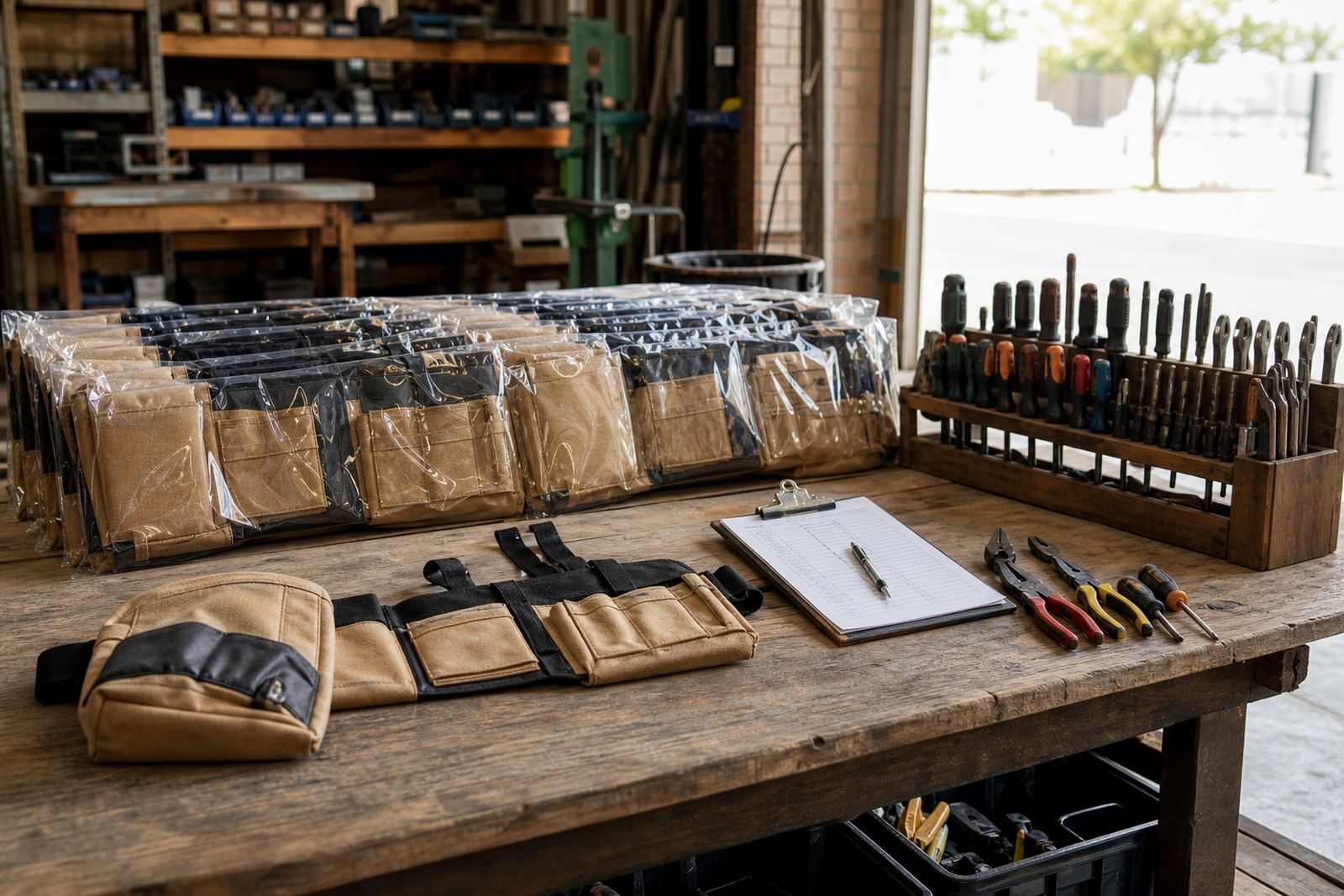 Workshop Prep With Pouches