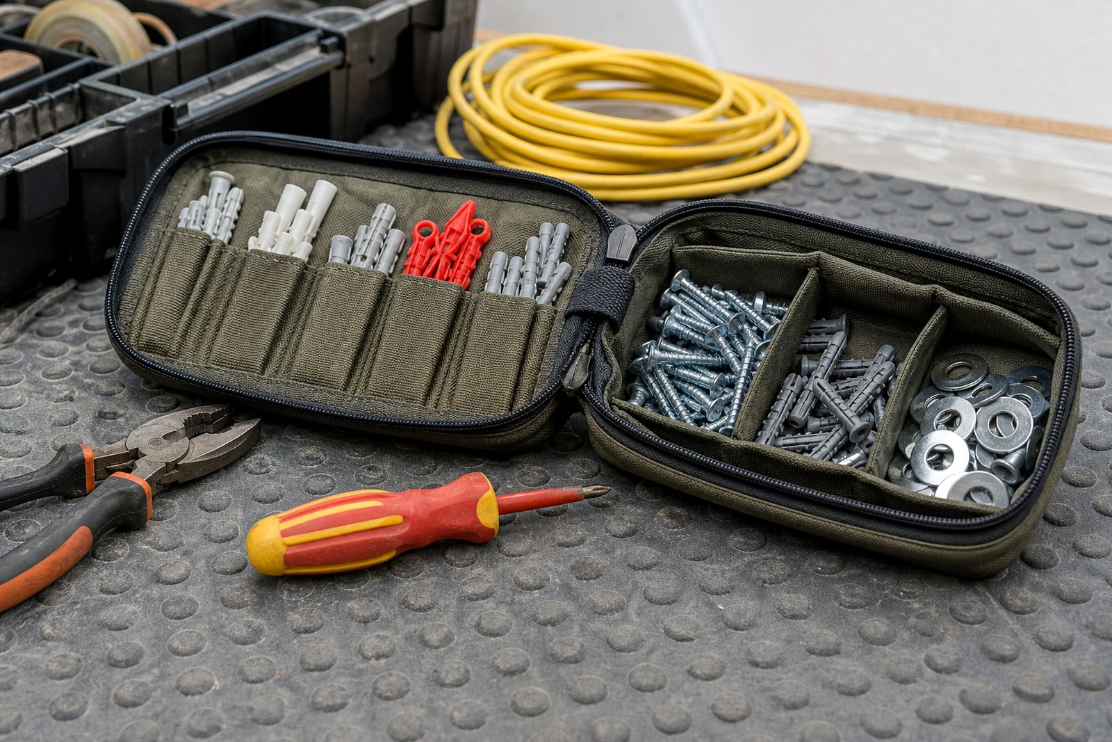Fixings Organiser Pouch